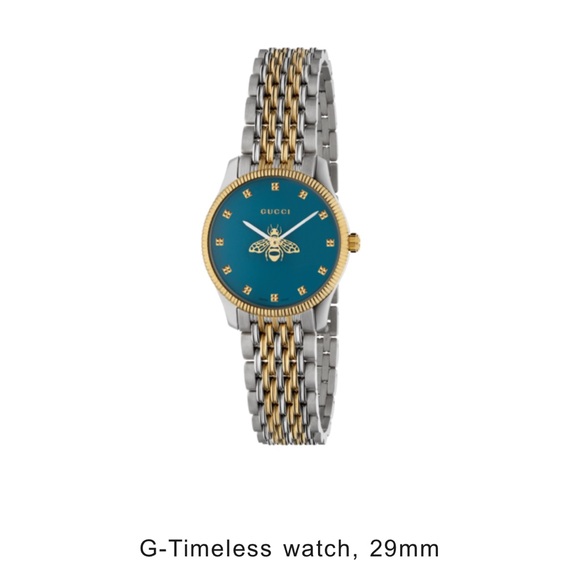 Gucci Women's Watch - Blue and Gold - Picture 4 of 4